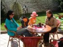 Sitz im Garten