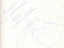 Lucie Bila hat uns geschrieben